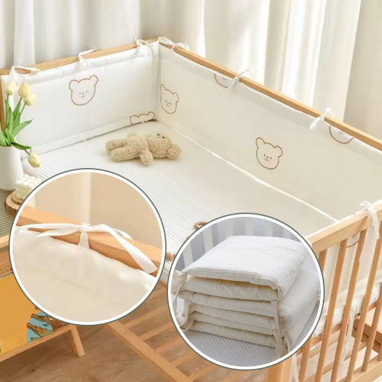 Tour de lit bebe Douillet facile à attacher