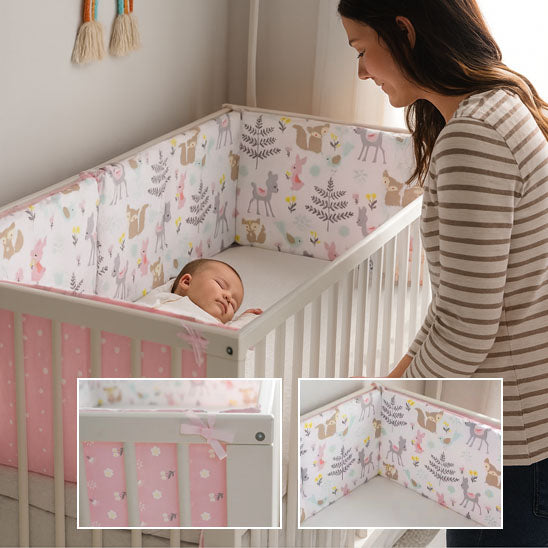 Tour de lit bebe Coton Naturel pour un sommeil parfait