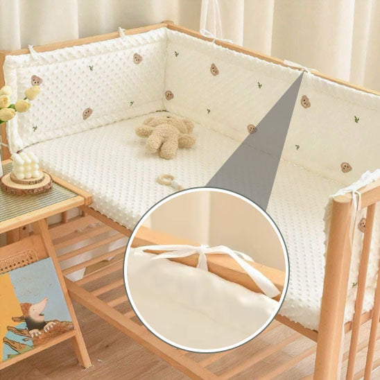 Tour de lit bebe à fixer facilement