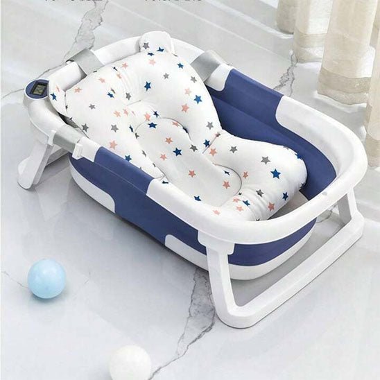 baignoire bebe bleue - détection de température à affichage numérique™ - Espacebambin