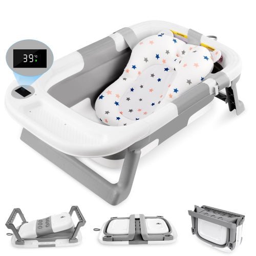 Baignoire bebe pliable - avec coussin de soutienâą - Espacebambin