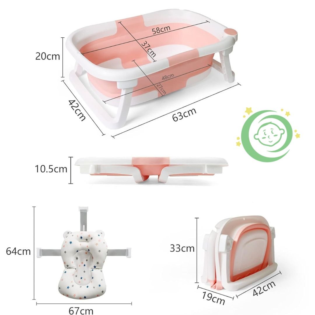 baignoire bebe pliable rose™ - Espacebambin