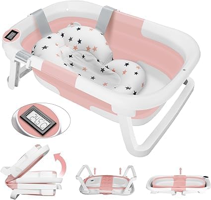 baignoire bebe pliable rose™ - Espacebambin