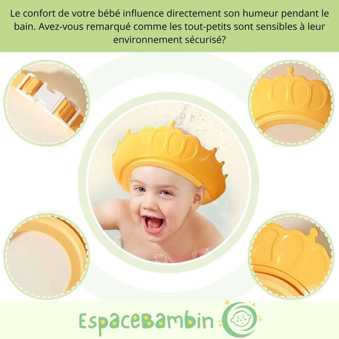 baignoire pliable bébé™ - blanc et gris - Espacebambin