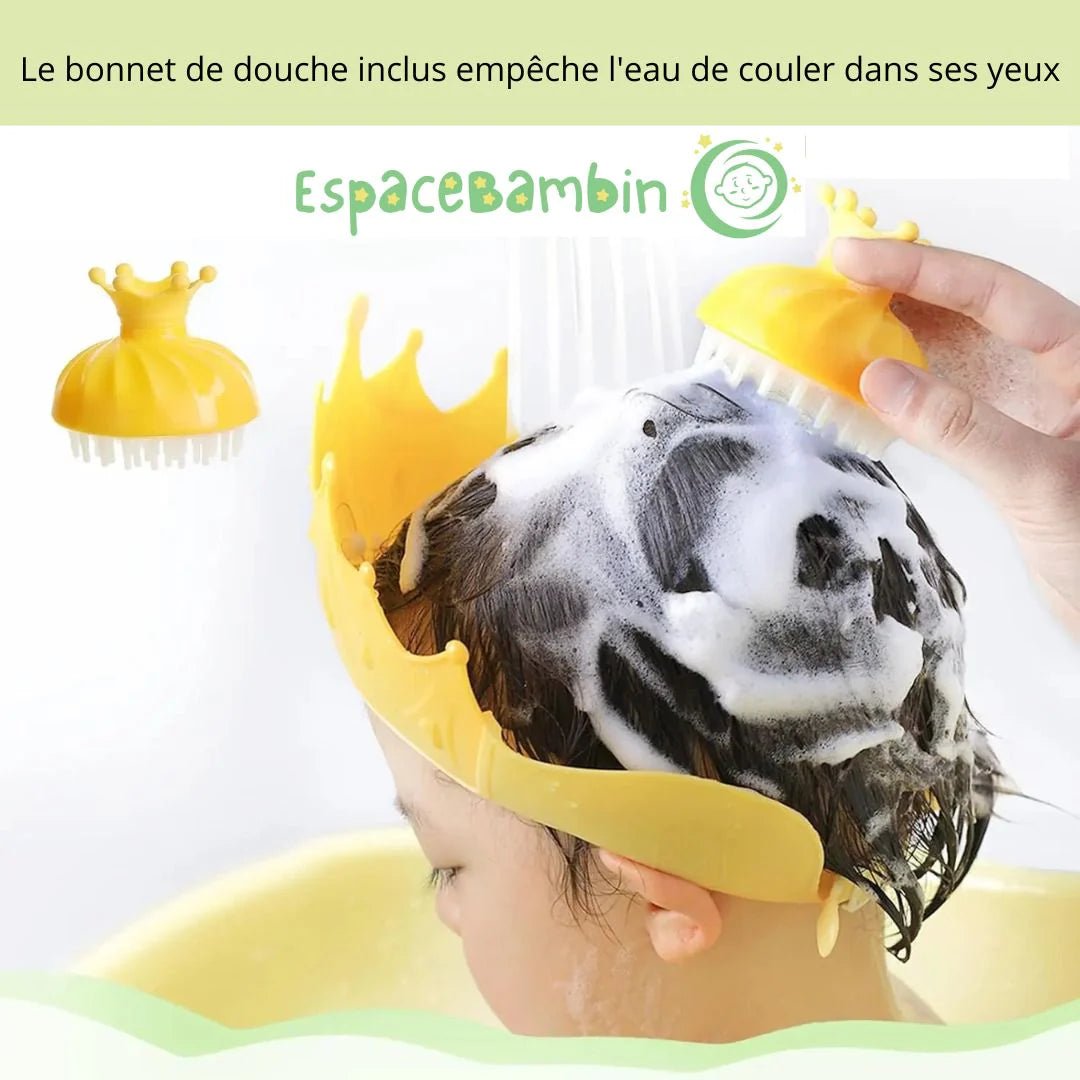baignoire pliable bébé™ - blanc et gris - Espacebambin