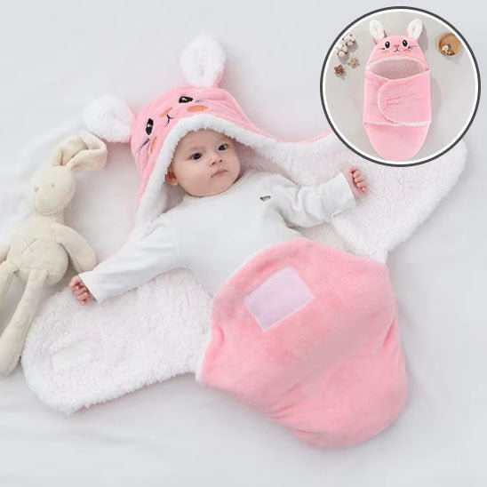 Nid d'ange bebe - Cocon Mignon™ - lapin rose - Espacebambin