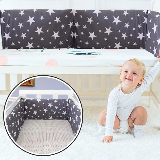 tour de lit bébé-étoiles nordiques