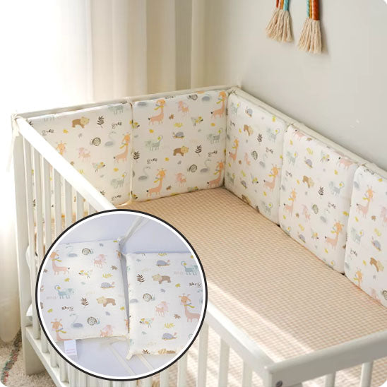 Tour de lit bébé-lot de coussins protecteur