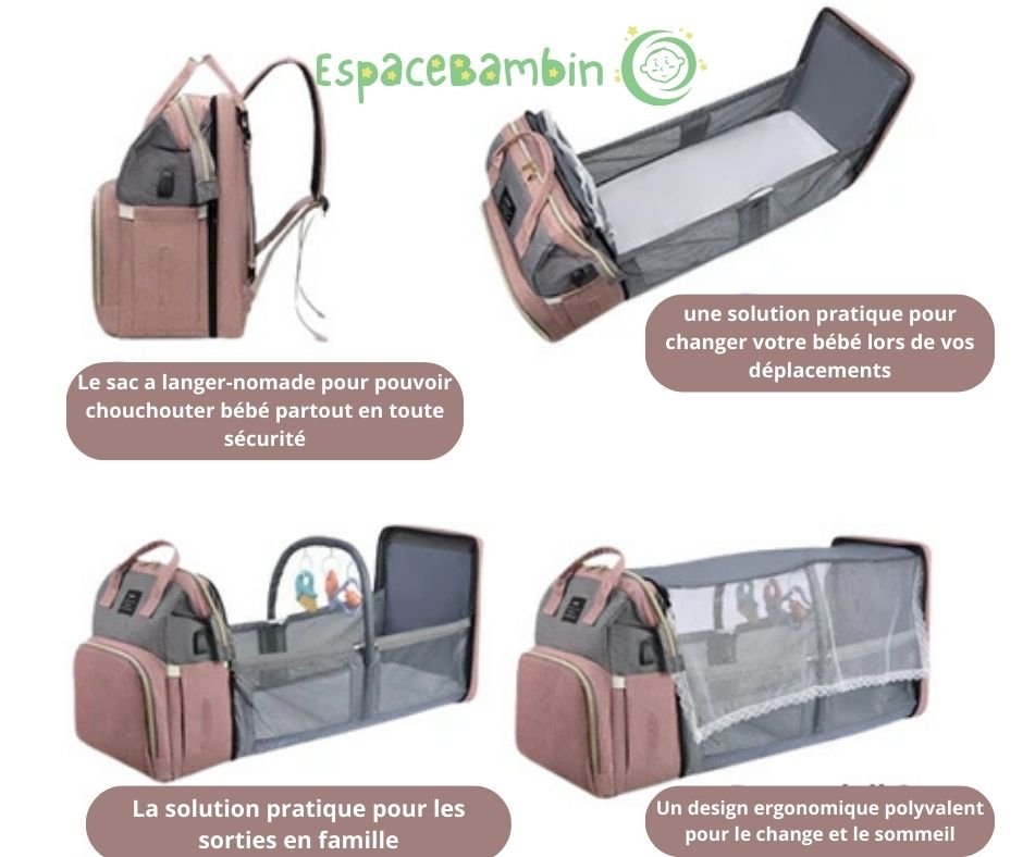sac a langer - nomade™ - Espacebambin