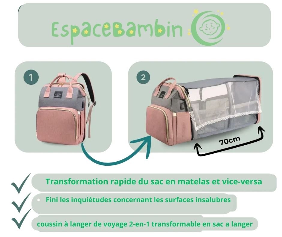 sac a langer - nomade™ - Espacebambin