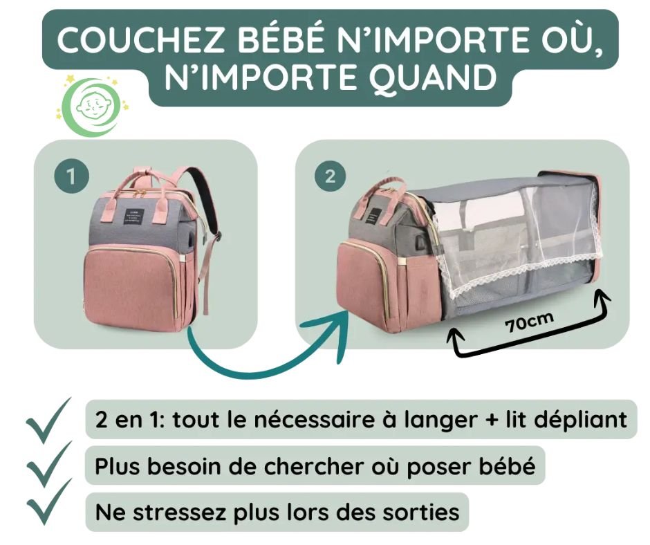 sac a langer - nomade™ - Espacebambin