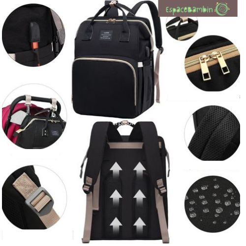 Sac a langer - portable pour voyages et sorties - Espacebambin