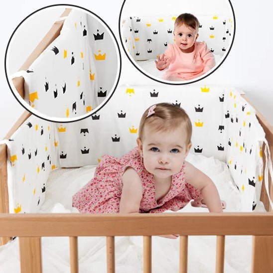 tour de lit pour bebe etoiles nordiques jumeaux
