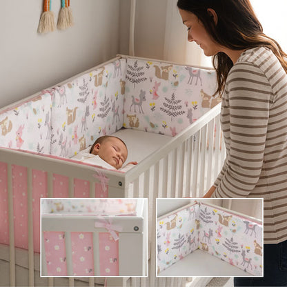 Tour de lit bebe Coton Naturel pour un sommeil parfait