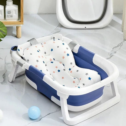 baignoire bebe bleue - détection de température à affichage numérique™ - Espacebambin