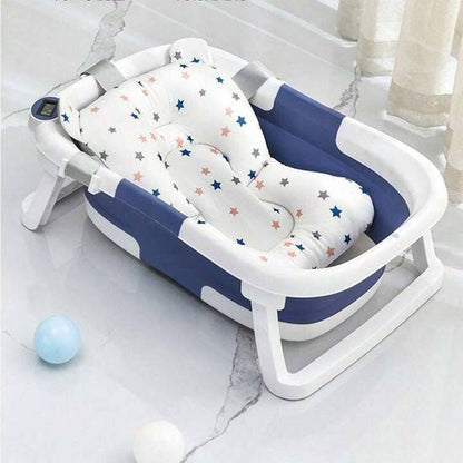 baignoire bebe bleue - détection de température à affichage numérique™ - Espacebambin