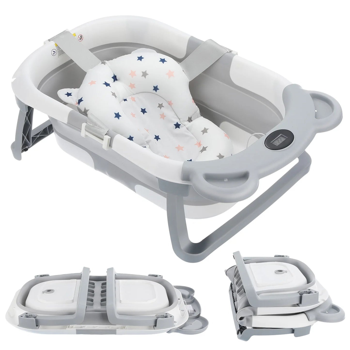 Baignoire bebe pliable - avec coussin de soutien™ - Espacebambin