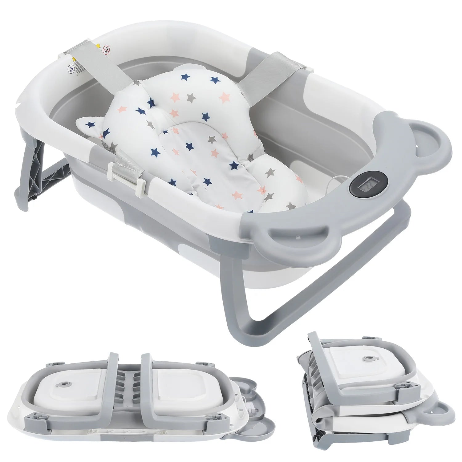 Baignoire bebe pliable - avec coussin de soutien™ - Espacebambin