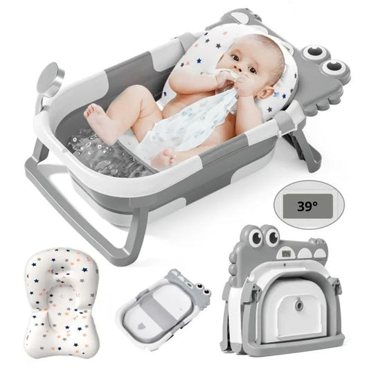 Baignoire bebe pliable - avec coussin de soutien™ - Espacebambin