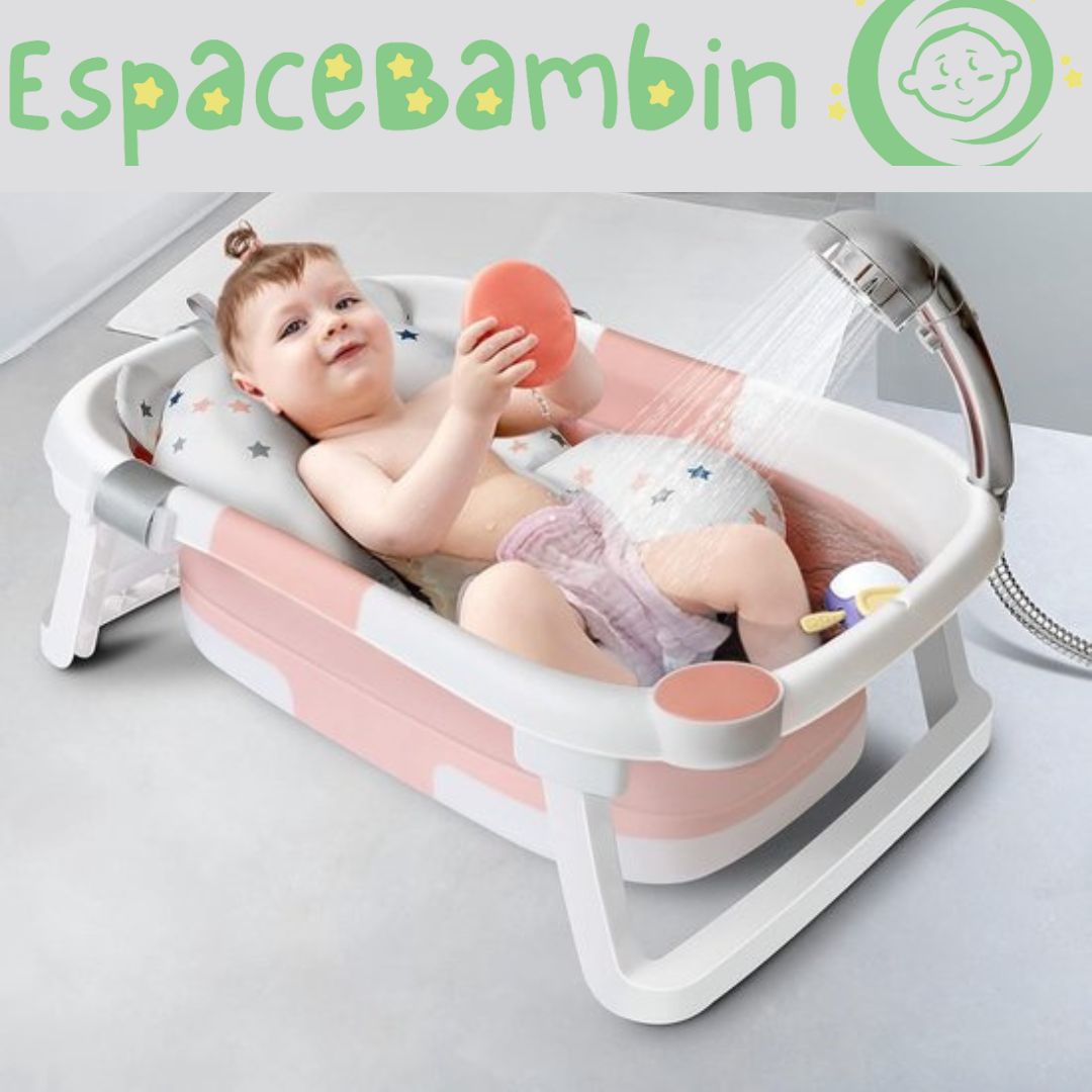 baignoire bebe pliable rose™ - Espacebambin