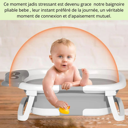 baignoire pliable bébé™ - sécurité et confort - Espacebambin