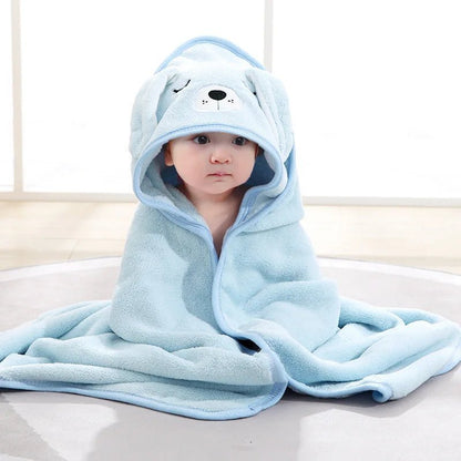 Cape de bain bebe - Pelluchon™ - designs mignons et colorés - Espacebambin