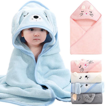 Cape de bain bebe - Pelluchon™ - designs mignons et colorés - Espacebambin