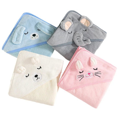 Cape de bain bebe - Pelluchon™ - designs mignons et colorés - Espacebambin