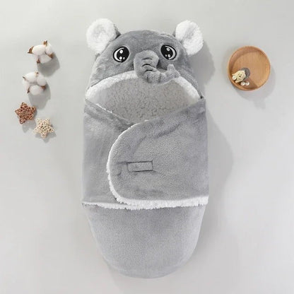 Nid d'ange bebe - Cocon Mignon™ - Elephant gris - Espacebambin