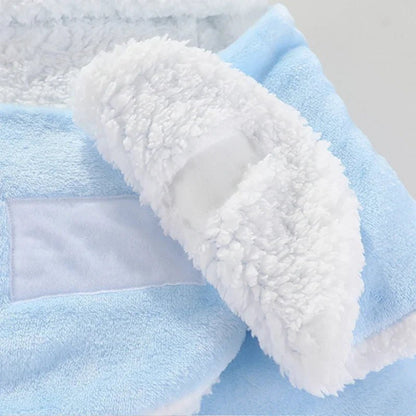 Nid d'ange bebe - Cocon Mignon™ - ours Bleu - Espacebambin