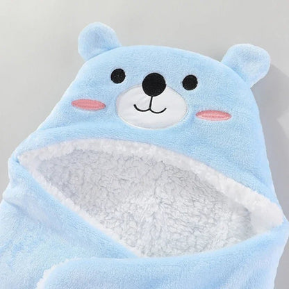 Nid d'ange bebe - Cocon Mignon™ - ours Bleu - Espacebambin