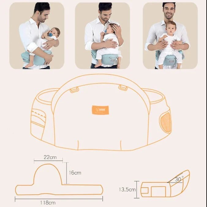Porte bébé physiologique - cozy Confort™ - Espacebambin