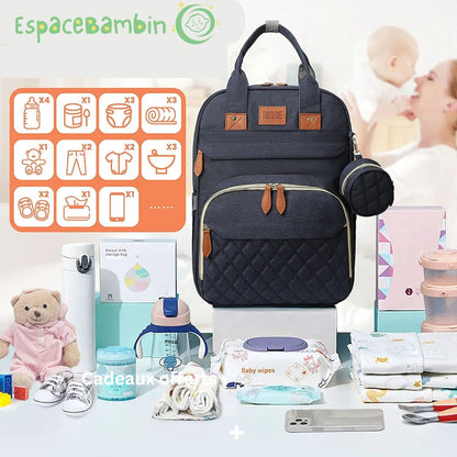 Sac a langer - essentiel |pour les parents actifs - Espacebambin