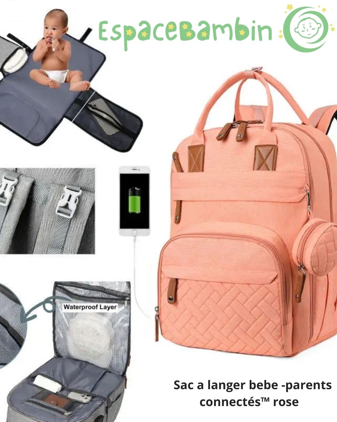 Sac à langer - parents connectés™ - Espacebambin