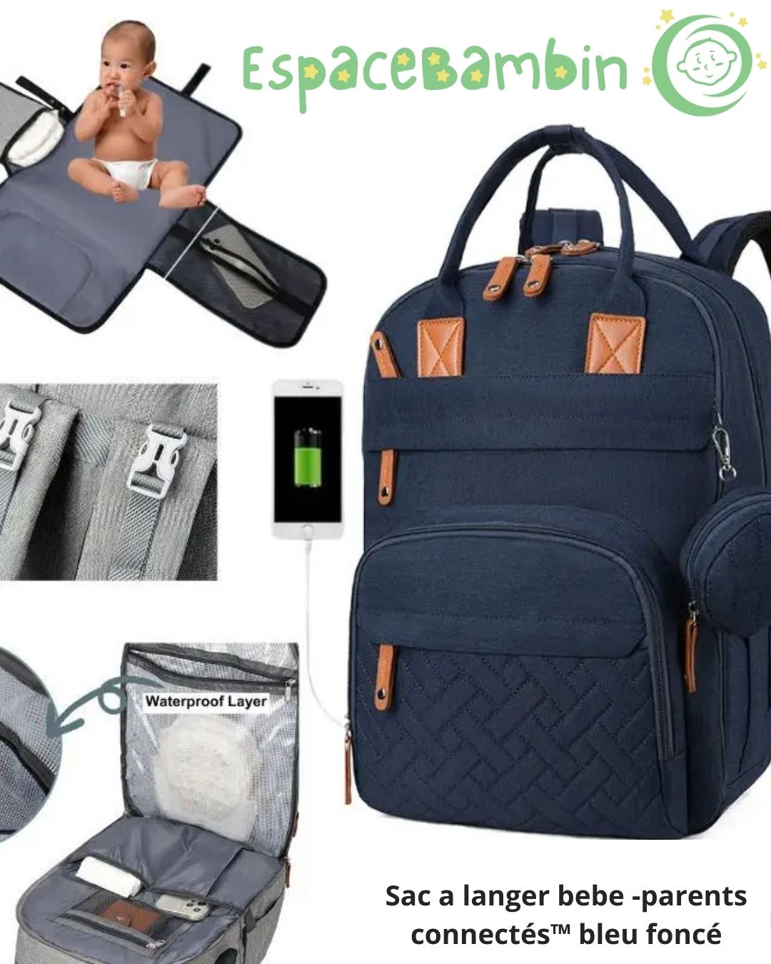 Sac à langer - parents connectés™ - Espacebambin