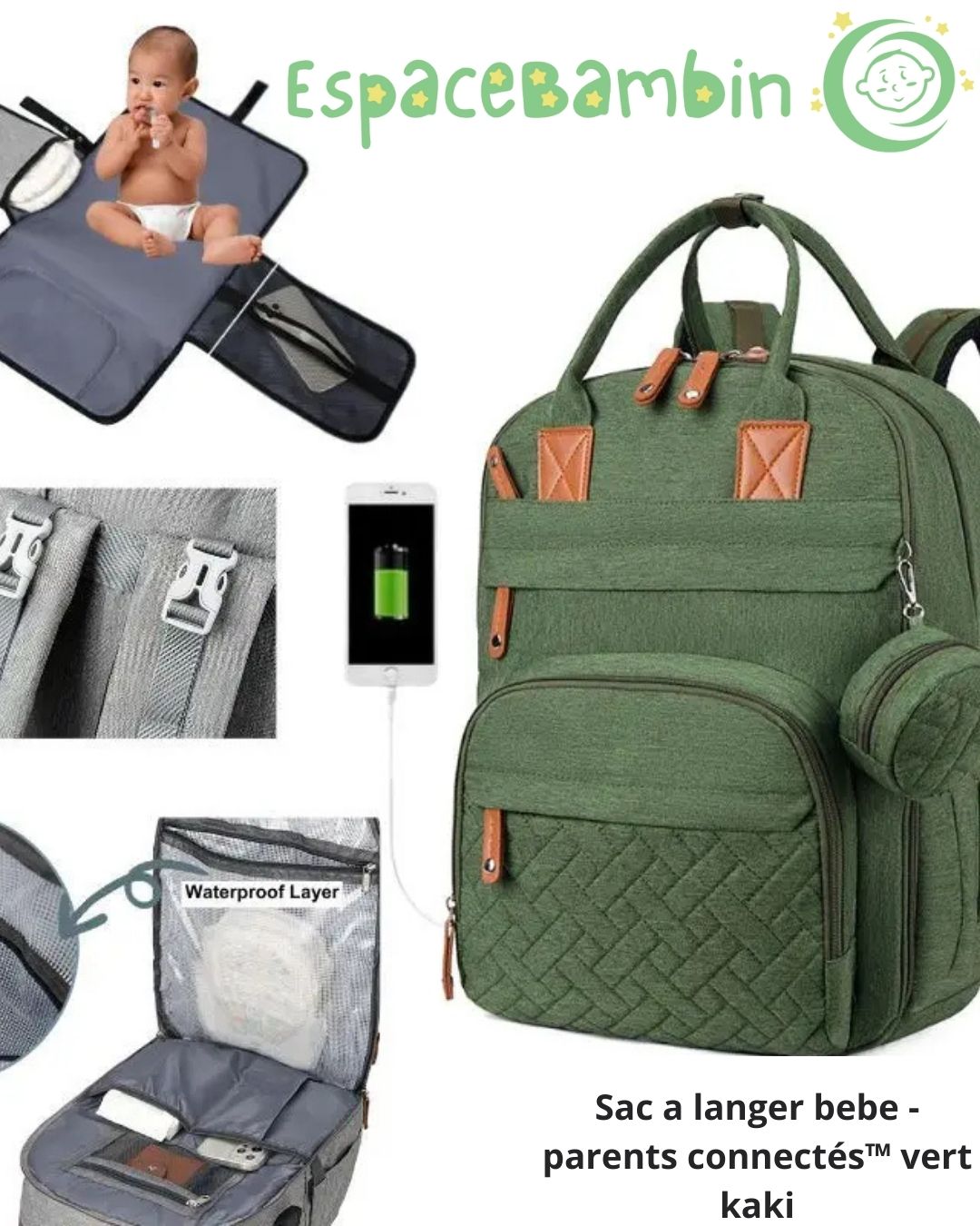 Sac à langer - parents connectés™ - Espacebambin