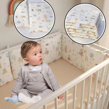 Tour de lit bébé - lot de coussins protecteur - Espacebambin